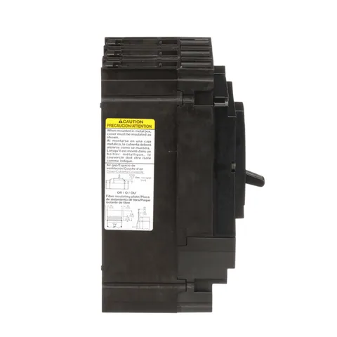 Schneider Electric HGL36150 Circuit breaker, PowerPacT H, 150A, 3 pole, 600VAC, 18kA, lugs, thermal magnetic, 80% — Interruttori automatici e fusibili
