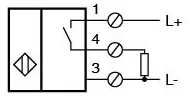 Pepperl+Fuchs NJ50-FP-E2-P1 Inductive sensor