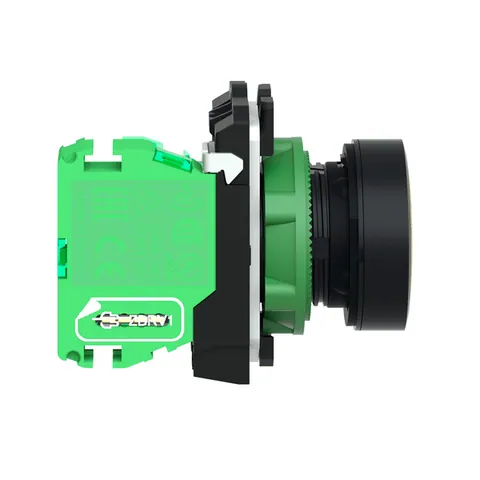 Schneider Electric ZB5RTA5 Wireless and batteryless transmitter, Harmony XB5R, push button, plastic, yellow, 22mm, spring return — Switches & Modular Apparatus