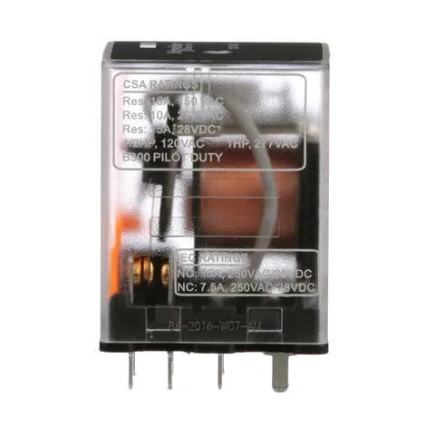 Schneider Electric 782XBXCT-120A Power relay, SE Relays, 15A, DPDT, 120 VAC, clear cover, Faston terminlas — Akcesoria ogólne