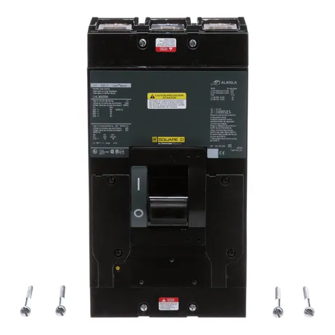 Schneider Electric LHL36000M Automatic switch, LH, 400A, 3 pole, 600VAC, 25kA, 250VDC, 50kA, lugs, thermal magnetic — General Accessories