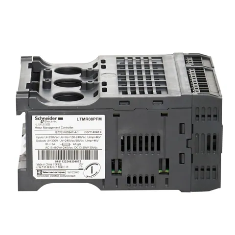 Schneider Electric LTMR08PFM Motor Controller, TeSys T, Profibus DP, 6 Logic Inputs, 3 Logic Outputs, 0.4 to 8A, 100 to 240VAC