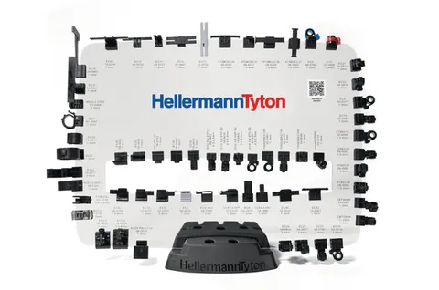 Hellermann Tyton 150-76093 2-Piece Fixing Ties for Edges, 1.0 - 3.0 mm, Top Fixing | 150-76093 — Cables e hilos industriales