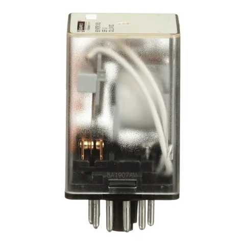 Schneider Electric 8501KPDR13V53 Plug in relay, Type KP, tubular, 1 HP at 277 VAC, 10A resistive at 120 VAC, 11 pin, 3PDT, 3 NO, 3 NC, 24 VDC coil — General Accessories