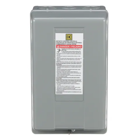 Schneider Electric 9991DPG2 Contactor, Definite Purpose, enclosure, for 8910DPA 50A contactors, NEMA 1 — General Accessories