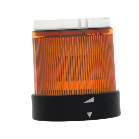 Schneider Electric XVBC2B5 Indicator bank, Harmony XVB, illuminated unit, plastic, orange, 70mm, steady, integral LED, 24V AC/DC — Schalter & modulare Geräte