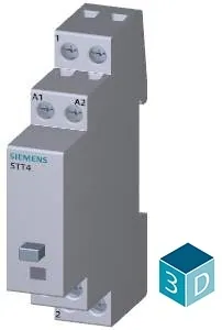 Siemens 5TT4206-2 switching relay with 1 CO contact for 230V AC 16A control 24V AC — Contactores y relés