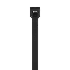 Panduit PLT5H-C0 Pan-Ty® PLT5H-C0 Cable Tie, Black, UV PA6.6, 17.7"L, 175lb, PK100 — Conectores y enchufes