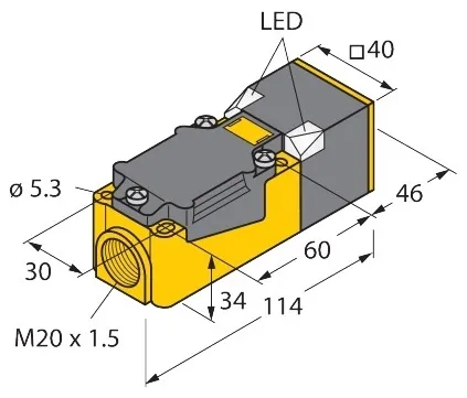 Turck BI15U-CP40-AP6X2 Inductive Sensor — Accesorios generales