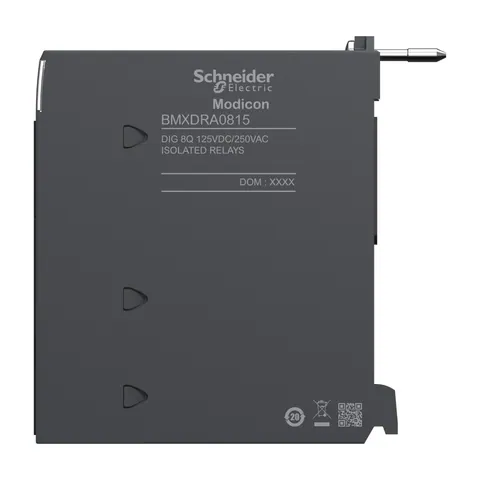 Schneider Electric BMXDRA0815 discrete output module, Modicon X80, 8 NO relay outputs, 24 to 240V AC, 24 to 125V DC — Sistemi PLC e hardware