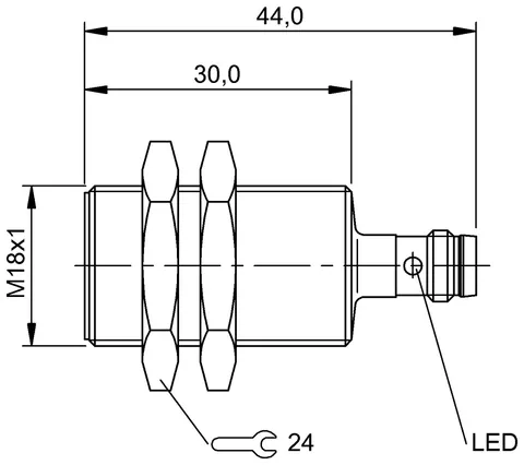 Balluff BES030R Inductive proximity switches and proximity sensors — Proximity & Inductive Sensors