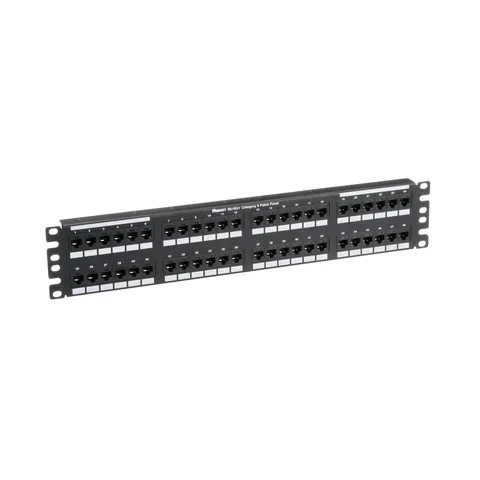 Panduit NK6PPG48Y Cat 6 Punchdown Keystone Patch Panel, 48 Port — Accessori generali