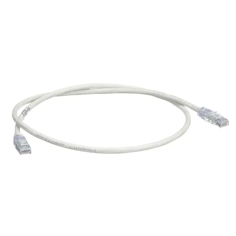 Panduit UTPSP3Y Cat 6 24 AWG UTP Copper Patch Cord, 3 ft, IW — General Accessories