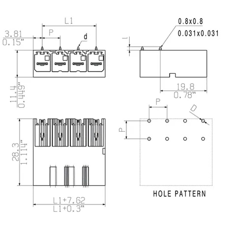 Weidmuller 2499340000 SV-SMT 7.62HP/03/270G 2.6SN BK BX — Accessori generali