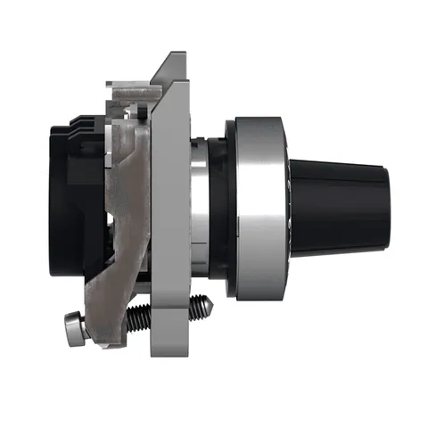 Schneider Electric ZB4BD912 Potentiometer head, Harmony XB4, metal,black, 22mm, for use with 6mm shaft — Interruttori e apparecchiature modulari