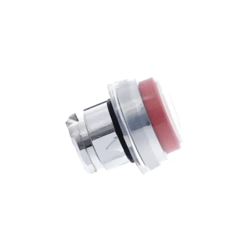Schneider Electric ZB4BP4 Head for non illuminated push button, Harmony XB4, metal, projecting, red, 22mm, spring return, booted, unmarked — Control & HMI