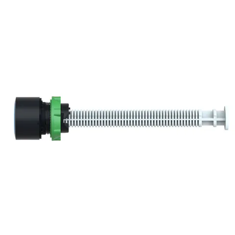 Schneider Electric XB5AA86102 Pushs button reset for 17...120mm actuation distance, Harmony XB5, plastic, flush, blue, 22mm, marked R — Switches & Modular Apparatus