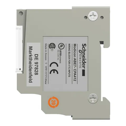 Schneider Electric ABE7CPA412 connection sub-base ABE7 for 4 thermocouples distribution — Valve Blocks & Manifolds
