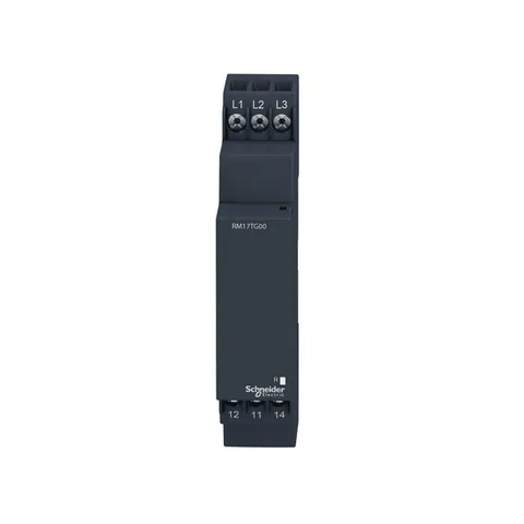Schneider Electric RM17TG00 3-phase control relay, Harmony Control Relays, 5A, 1CO, screw connectors, 208...480V AC — Contactors & Relays