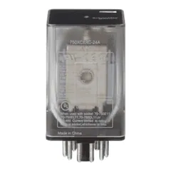 Schneider Electric 750XCXRC-24A General purpose relay, SE Relays, 750R, 3PDT, 10A, 24 VAC, octal terminal 11 pins, clear cover — Akcesoria ogólne