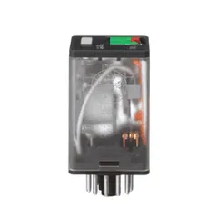 Schneider Electric 750XCXRM4L-48D General purpose relay, SE Relays, 750R, 3PDT, 10A, 48VDC, octal terminal 11 pins, LED clear cover, lock push button — Akcesoria ogólne