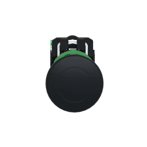 Schneider Electric ZB5RTC2 Wireless and batteryless transmitter,transmitter, Harmony XB5R, mushroom head 40mm, plastic, black, 22mm, spring return — Switches & Modular Apparatus
