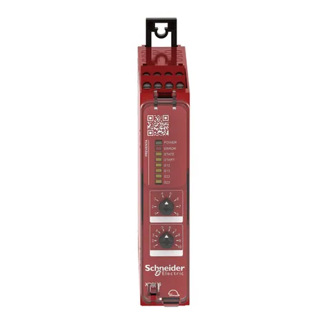 Schneider Electric XPSUS12AP Safety Module, Harmony XPSU, Cat 4, 24V AC/DC, Screw — Contactors & Relays