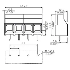 Weidmuller 1724680000 LL 9.52/02/90 5.0SN OR BX — Accessori generali