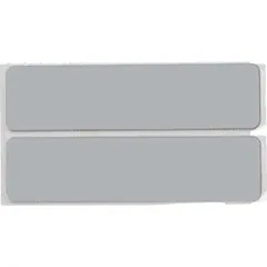 Brady Corporation THTEP-174-593-.5SL Foam Backed Raised Panel Labels, 1" H x 4" W, Silver, Roll of 500 Labels — General Accessories