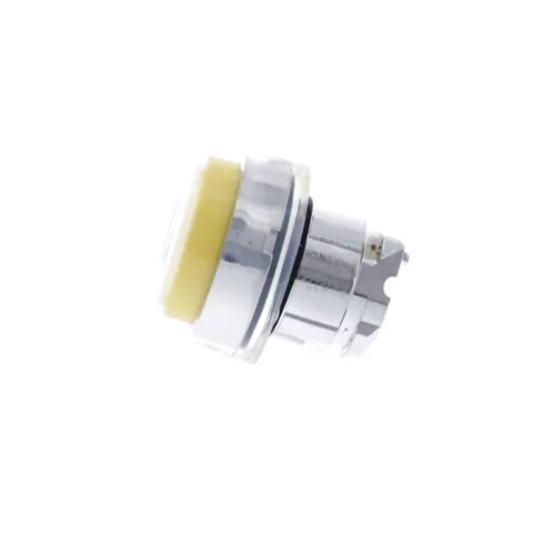 Schneider Electric ZB4BP5 Head for non illuminated push button, Harmony XB4, metal, projecting, yellow, 22mm, spring return, booted, unmarked — Steuerung & HMI