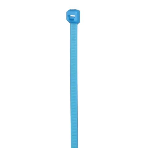 Panduit PLT4S-C76 Pan-Ty® PLT4S-C76 Cable Tie, Aqua, Tefzel, UV, High Heat, 14.6"L, 50lb, PK100 — Connectors & Plugs
