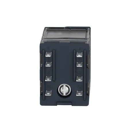 Schneider Electric RXM2AB2F7 miniature plug-in relay, 12A, 2 C/O, with LED and lockable test button, 120V AC — Contactors & Relays