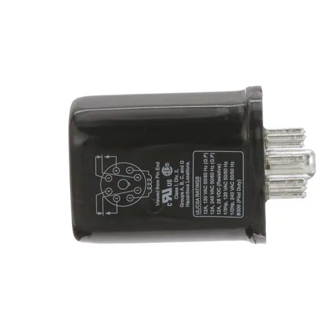 Schneider Electric 750XBXH-24A Power relay, SE Relays, 12A, DPDT, 24 VAC, hermetically sealed contacts, hazardous location series — Akcesoria ogólne