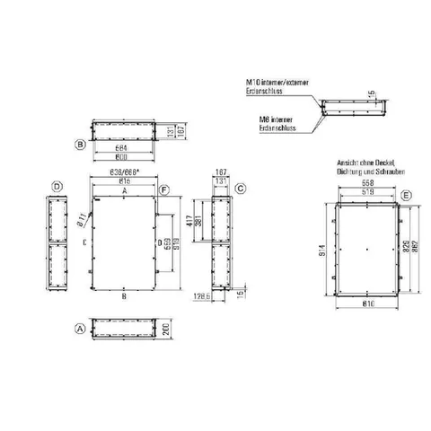 Weidmuller 1196650000 Terminal Box - KTB FS 916120 S4E0 — Accessori generali