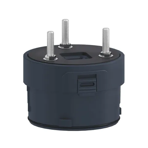 Schneider Electric XVUZ01 Fixing unit for modular tower lights, Harmony XVU, black, 60mm, 3 pins direct mounting — General Accessories