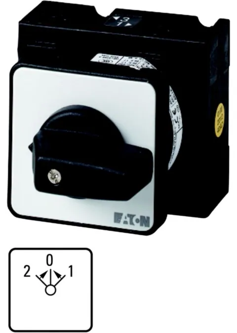 Eaton 018922 T3 Reversing Switch 32 A Flush Mounting 3 Contact Units — Control & HMI