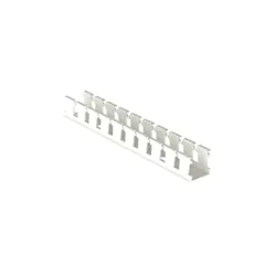 Panduit NE1X1WH6 Panduct® NE1X1WH6 Wide Slot Duct, White, Hal-Free PPO, 1.06"x1.14", PK6 — Industrial Cables & Wires