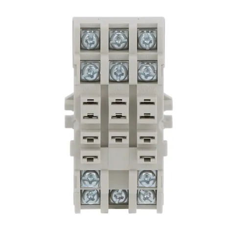 Schneider Electric 8501NR82B Plug in relay, Type N, relay socket, 11 blade, double tier, for 8510KU relays, bulk packaged — General Accessories