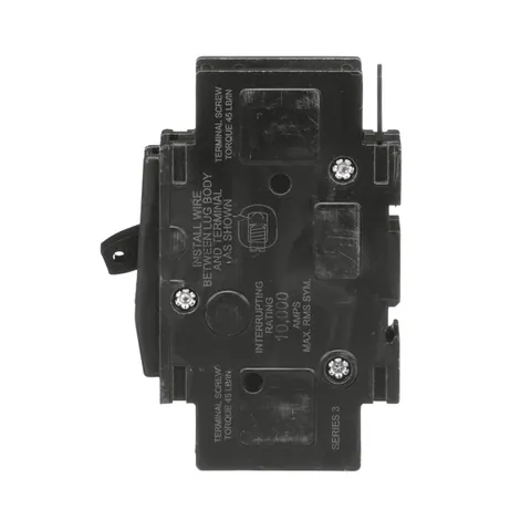 Schneider Electric QOU120 Mini circuit breaker, QOU, 20A, 1 pole, 120/240VAC, 10kA — Circuit Breakers & Fuses