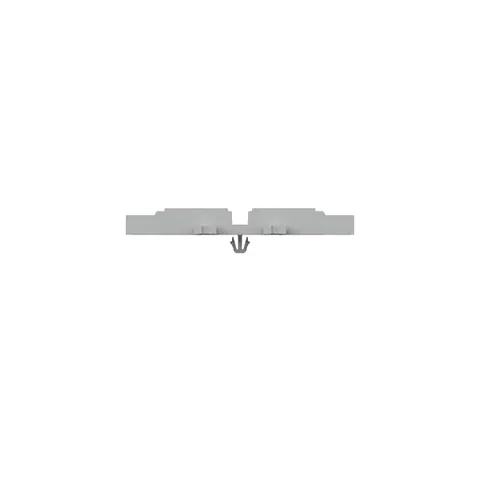 Wago 221-2532 Mounting carrier; 2-way; for inline splicing connector with lever; with snap-in mounting foot; gray — Terminal Blocks