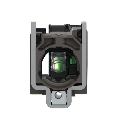 Schneider Electric ZB4BW0B31 Botón LED Schneider Electric Harmony XB4 24V Verde Metal 1 NO — Control e HMI