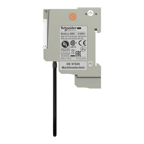Schneider Electric ABE7H16R31 Passive Discrete I/O Sub-Base with 16 Channels and LED Indicator — Controllo e HMI