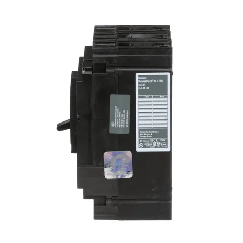 Schneider Electric HJL36100 PowerPacT H-Frame Circuit Breaker, 100A, 3 Pole, 600VAC, 25kA, Lugs — Accessori generali