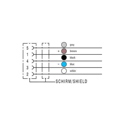 Weidmuller 9456141000 M12 Connector Cable SAIL-M12BG-5S10U — Industrial Cables & Wires