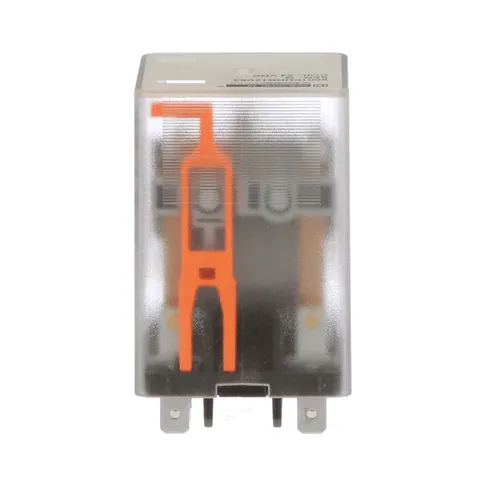 Schneider Electric 8501KUDR12V53 Plug in relay, Type KU, blade, 0.5 HP at 240 VAC, 10A resistive at 120 VAC, 8 blade, DPDT, 2 NO, 2 NC, 24 VDC coil — General Accessories