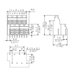 Weidmuller 1926400000 LL2N 9.52/24/90 5.0SN OR BX — Accessori generali