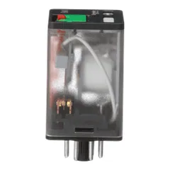 Schneider Electric 750XBXRM4L-240A General purpose relay, SE Relays, 750R, DPDT, 10A, 240VAC, octal terminal 8 pins, LED clear cover, lock push button — Akcesoria ogólne