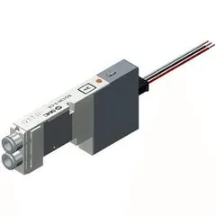 SMC SQ1141-5LO1-C4-Q SQ1*4*, 1000 Series, 5 Port Solenoid Valve, Plug Lead Type, New, SQ1141-5LO1-C4-Q — Electroválvulas y servoválvulas