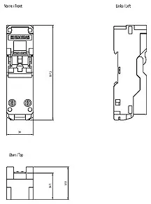 Siemens 6GK1901-1FC00-0AA0 ADAPTOR FAST CONNECT RJ45/CAT5 — General Accessories