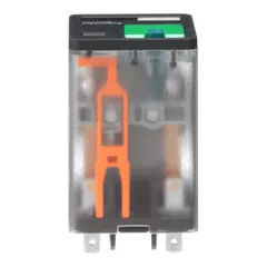 Schneider Electric 788XBXRM4L-110D General purpose relay, SE Relays, 788R, DPDT, 10A, 110 VDC, Quick terminal, clear cover with LED, lock push button — Akcesoria ogólne